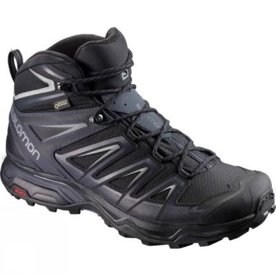 Botas Salomon X-Ultra Mid 3 GTX Hombre - Gris Oscuro - Chile OWG413726